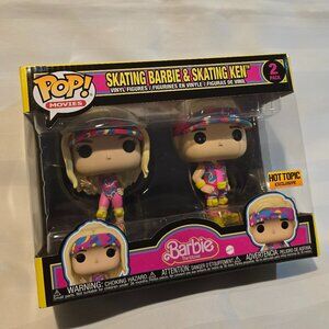 funko pop vinyl barbie movie 2023 rollerskating barbie ken pack